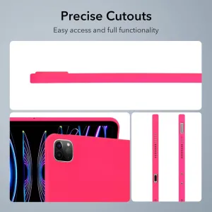 RUBBER Ochranný kryt pre Apple iPad Pro 11 2024 / M5 2025 tmavoružový