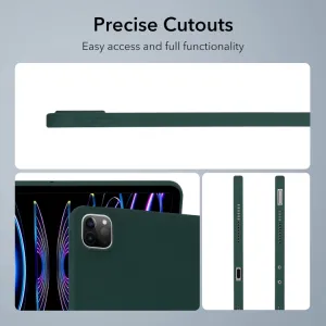 RUBBER Ochranný kryt pre Xiaomi Pad 6s Pro tmavozelený
