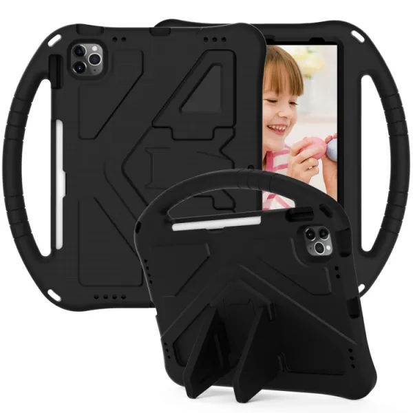 KIDDO Detský obal pre Apple iPad Pro 11 2024 / M5 2025 čierny