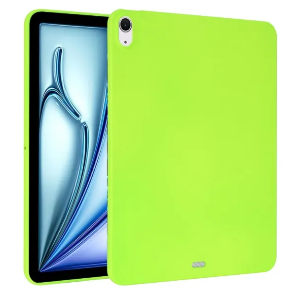RUBBER Ochranný kryt pre Apple iPad Air 11 2026 / 2025 / 2024 svetlozelený