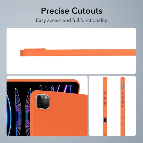 RUBBER Ochranný kryt pre Xiaomi Pad 6s Pro oranžový
