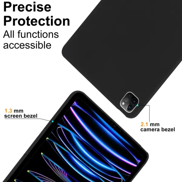 RUBBER Ochranný kryt pre Xiaomi Pad 6s Pro čierny