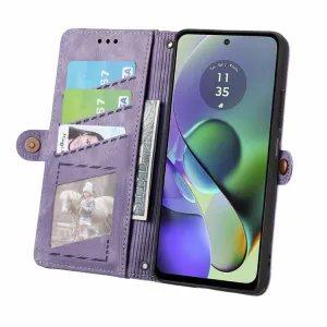 GEOM Peňaženkové puzdro pre Oppo Reno11 F 5G fialové