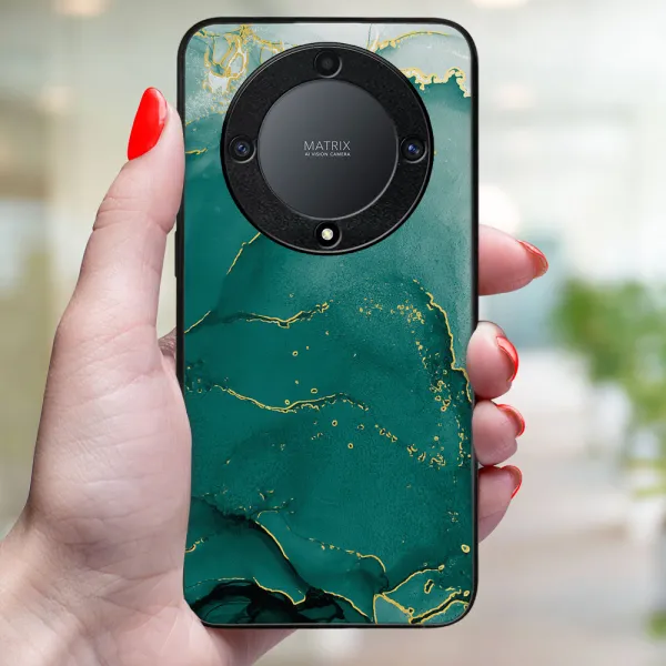 MY ART Ochranný kryt pre Honor Magic5 Lite GREEN MARBLE (145)