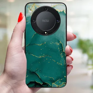 MY ART Ochranný kryt pre Honor Magic5 Lite GREEN MARBLE (145)