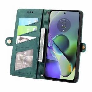 GEOM Peňaženkové puzdro pre Oppo Reno11 F 5G zelené