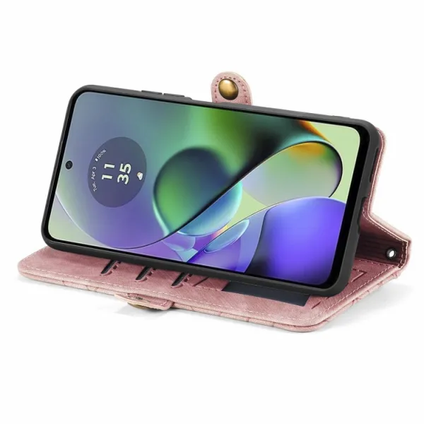 GEOM Peňaženkové puzdro pre Oppo Reno11 F 5G ružové