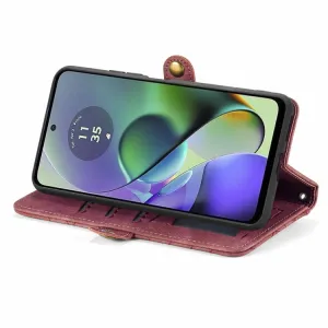 GEOM Peňaženkové puzdro pre Oppo Reno11 F 5G červené