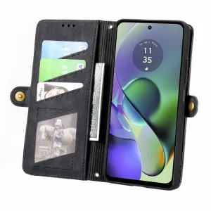 GEOM Peňaženkové puzdro pre Oppo Reno11 F 5G čierne