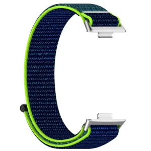 NYLON Remienok Huawei Watch Fit 3 tmavomodrý-zelený