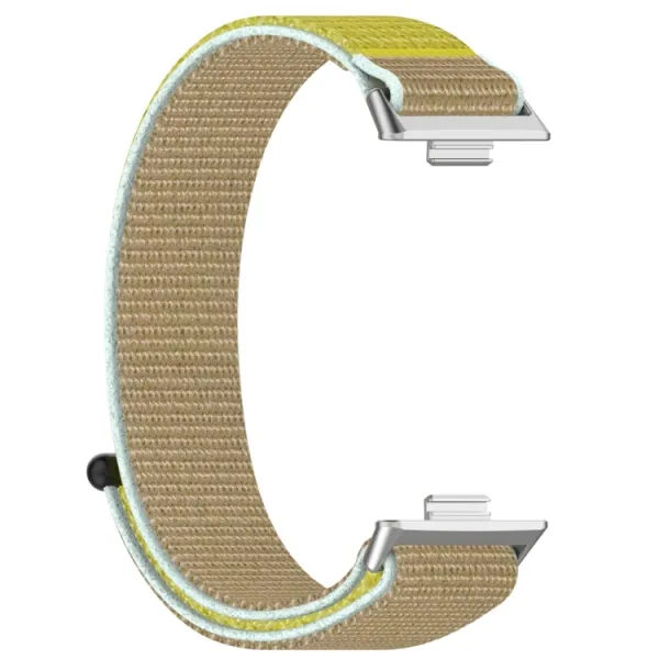 NYLON Remienok Huawei Watch Fit 3 béžový-žltý