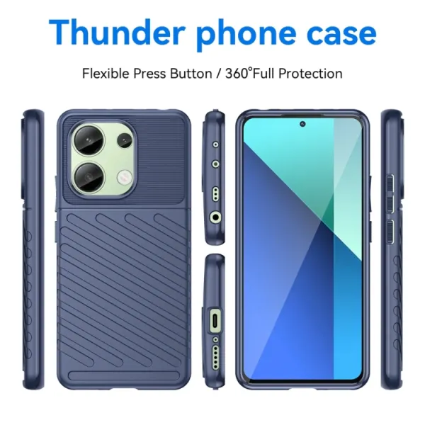 THUNDER Ochranný obal Xiaomi Redmi Note 13 modrý