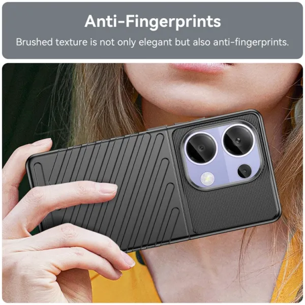 THUNDER Ochranný obal Xiaomi Redmi Note 13 Pro čierny