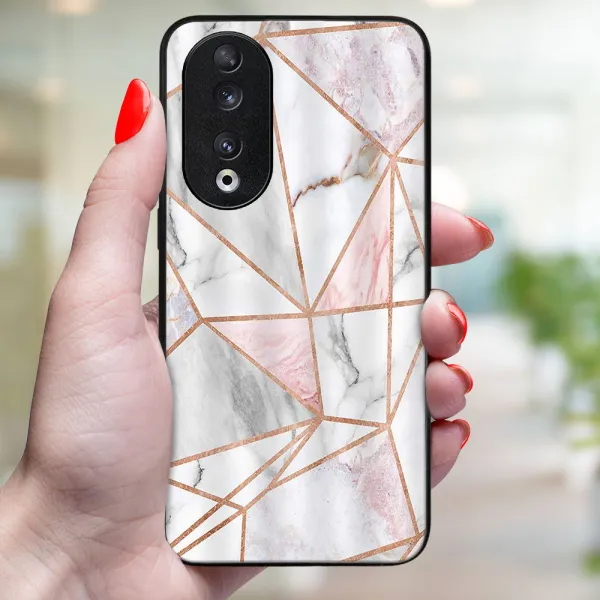 MY ART Ochranný kryt pre Honor 90 5G PINK MARBLE (143)