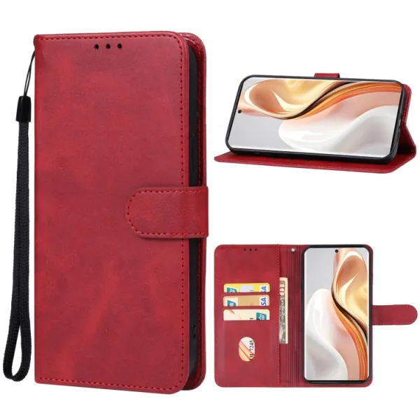 SMOOTH Peňaženkové puzdro pre Ulefone Note 17 Pro červené
