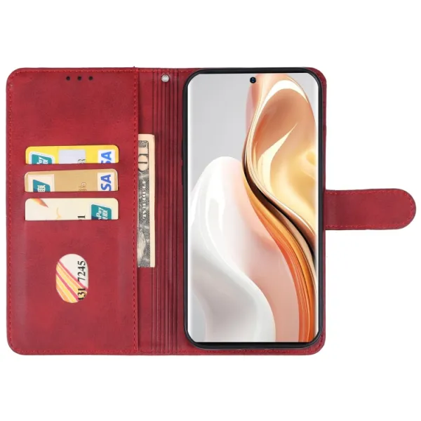 SMOOTH Peňaženkové puzdro pre Ulefone Note 17 Pro červené