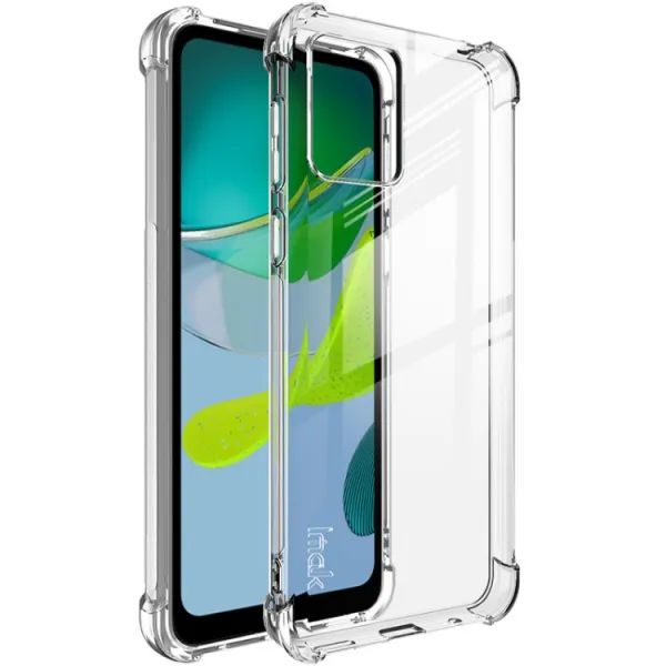 IMAK Ochranný silikónový obal pre Motorola Moto E13 priehľadný