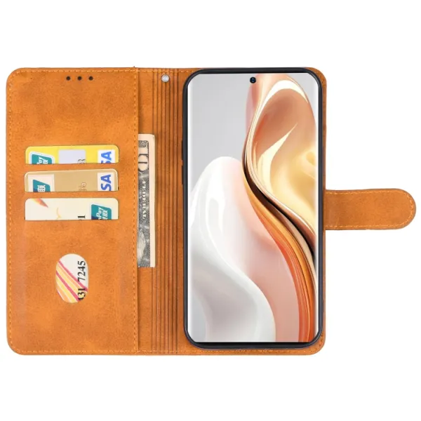 SMOOTH Peňaženkové puzdro pre Ulefone Note 17 Pro hnedé