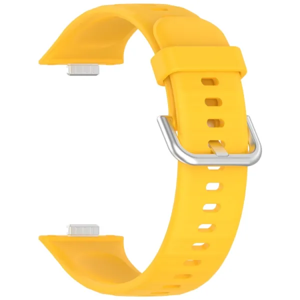 SILICONE Vymeniteľný remienok pre Huawei Watch Fit 3 žltý
