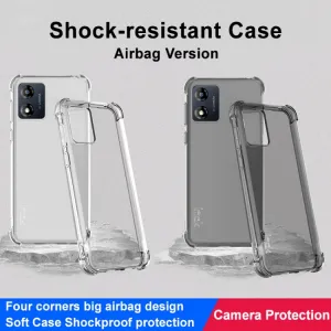IMAK Ochranný silikónový obal pre Motorola Moto E13 čierny