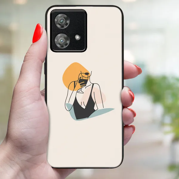 MY ART Ochranný kryt pre Motorola Edge 40 Neo WOMAN (197)