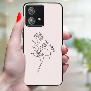 MY ART Ochranný kryt pre Motorola Edge 40 Neo ROSE GIRL (198)