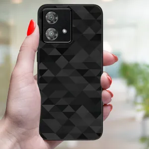 MY ART Ochranný kryt pre Motorola Edge 40 Neo BLACK TRIANGLES (232)