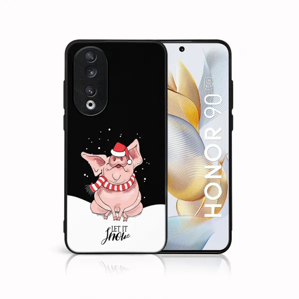 MY ART Kryt s vianočným dizajnom Honor 90 5G LET IT SNOW (075)