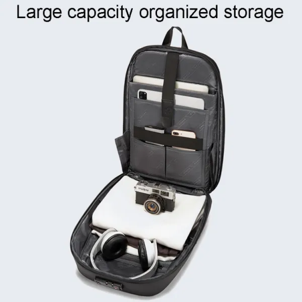 BANGE BG-7251 Batoh s priehradkou pre notebook 15.6" šedý