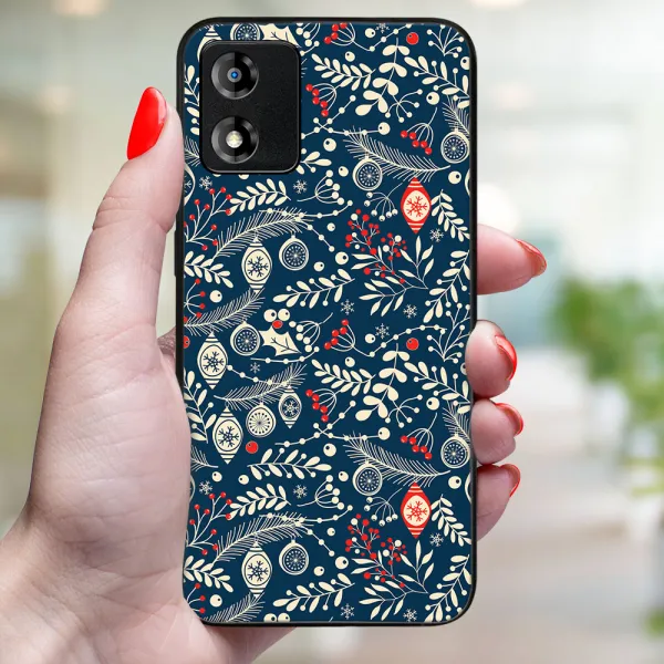 MY ART Kryt s vianočným dizajnom Motorola Moto E13 MISTLETOE (070)