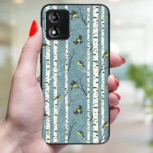 MY ART Kryt s vianočným dizajnom Motorola Moto E13 BIRCH (072)