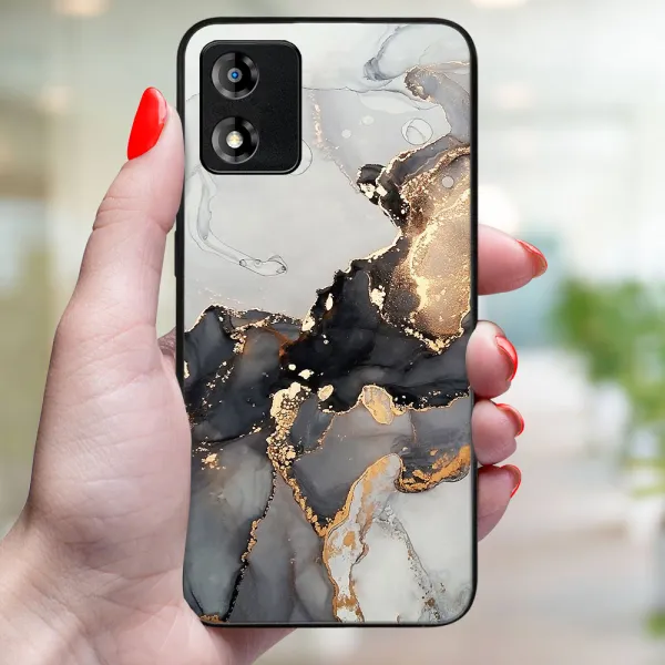 MY ART Ochranný kryt pre Motorola Moto E13 GREY MARBLE (140)