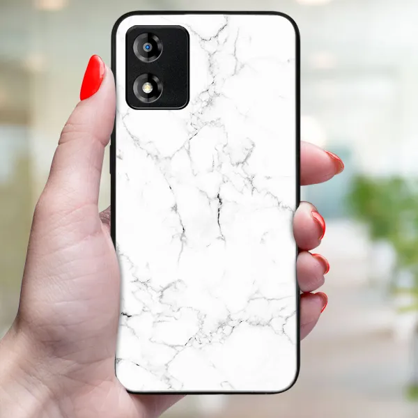 MY ART Ochranný kryt pre Motorola Moto E13 WHITE MARBLE (144)