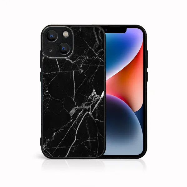 MY ART Ochranný kryt pre Apple iPhone 15 BLACK MARBLE (142)