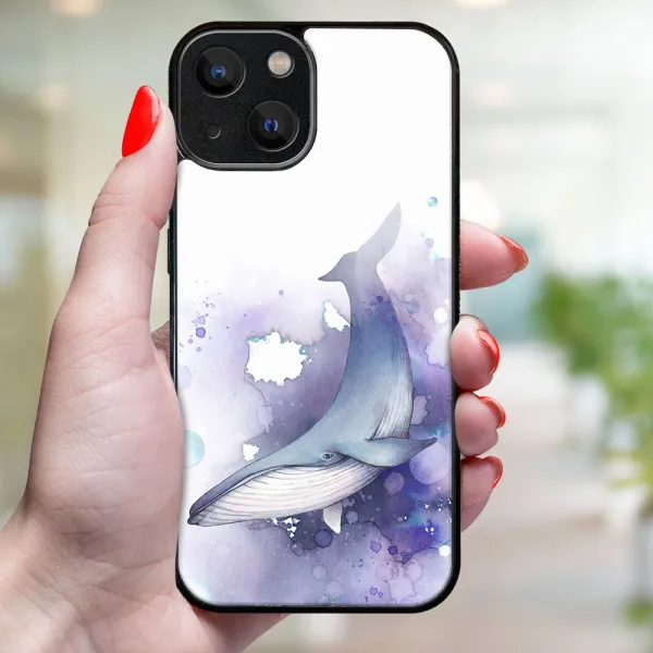 MY ART Ochranný kryt pre Apple iPhone 15 WHALE (242)