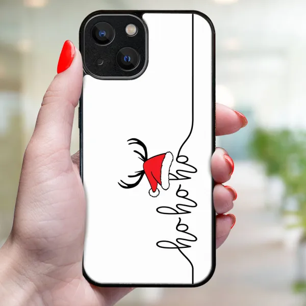 MY ART Kryt s vianočným dizajnom Apple iPhone 15 HOHOHO (073)