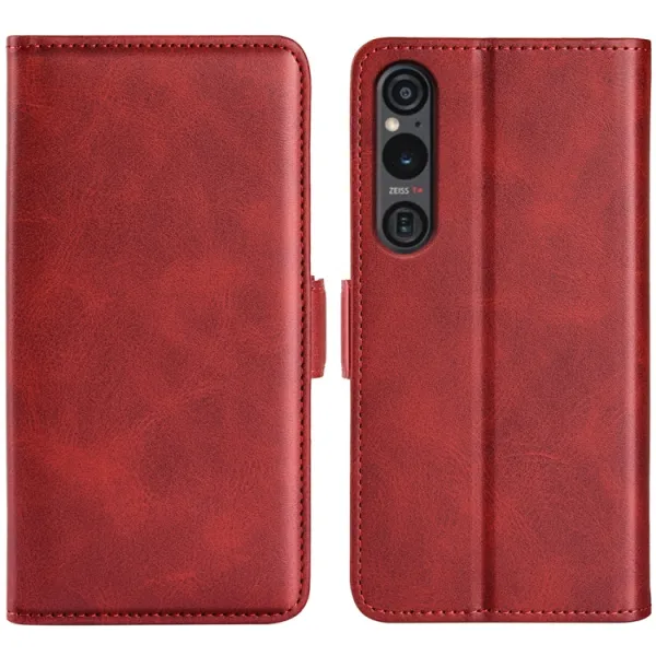 SIDE Peňaženkové puzdro pre Sony Xperia 1 VI červené