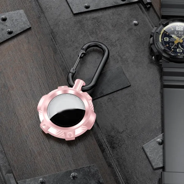 RUGGED Odolné puzdro pre Apple AirTag ružové