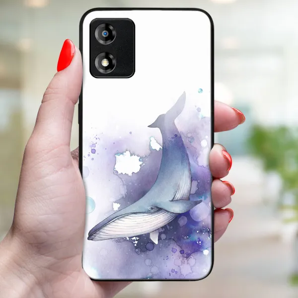 MY ART Ochranný kryt pre Motorola Moto E13 WHALE (242)