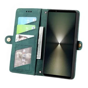 GEOM Peňaženkové puzdro pre Sony Xperia 10 VI zelené