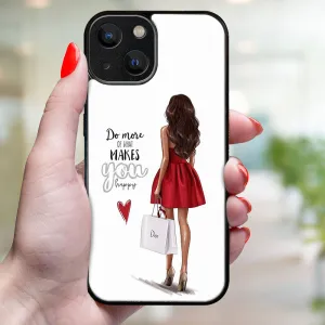 MY ART Ochranný kryt pre Apple iPhone 15 RED DRESS (137)