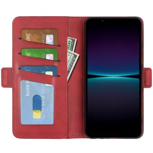 SIDE Peňaženkové puzdro pre Sony Xperia 1 VI červené
