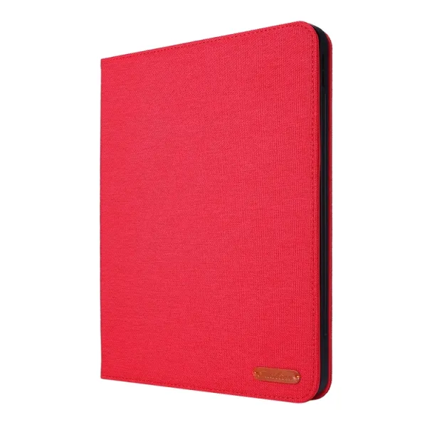 FABRIC Zaklápací kryt pre Apple iPad Air 13 2026 / 2025 / 2024 červený