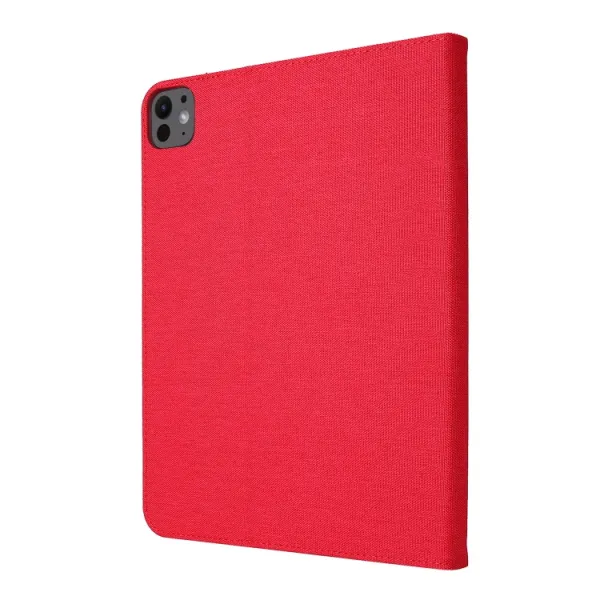 FABRIC Zaklápací kryt pre Apple iPad Air 13 2026 / 2025 / 2024 červený