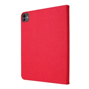 FABRIC Zaklápací kryt pre Apple iPad Air 13 2026 / 2025 / 2024 červený