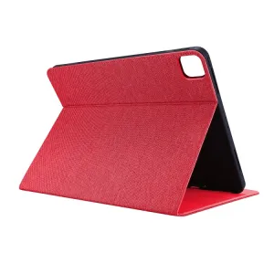 FABRIC Zaklápací kryt pre Apple iPad Air 13 2026 / 2025 / 2024 červený