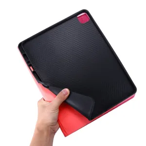 FABRIC Zaklápací kryt pre Apple iPad Air 13 2026 / 2025 / 2024 červený