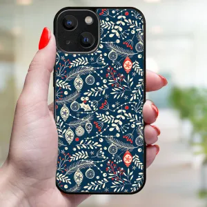 MY ART Kryt s vianočným dizajnom Apple iPhone 15 MISTLETOE (070)