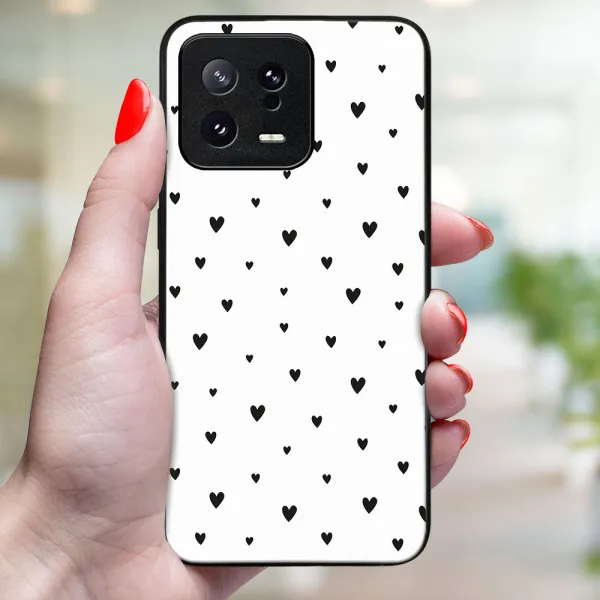 MY ART Ochranný kryt pre Xiaomi 13 BLACK HEARTS (167)