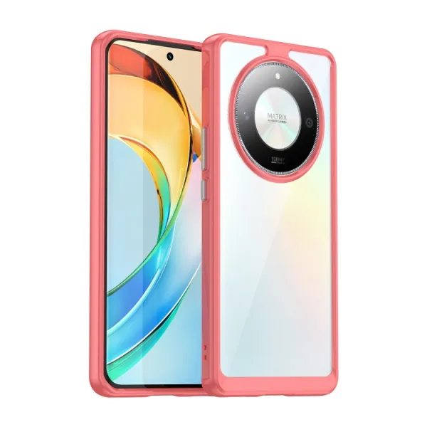 CRYSTAL Ochranný kryt pre Honor Magic6 Lite 5G červený